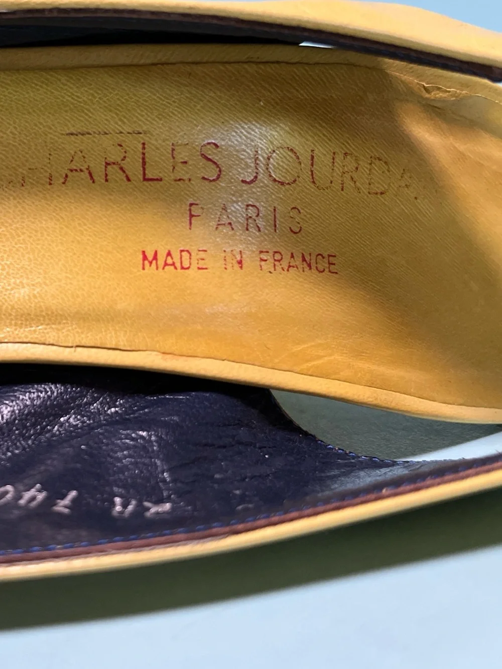 Vintage Charles Jourdan Peep Toe Heels